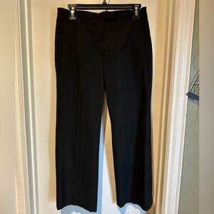 Made in Italy Prada Black Wool Dress Long Pants Slacks Size 46/ US 10